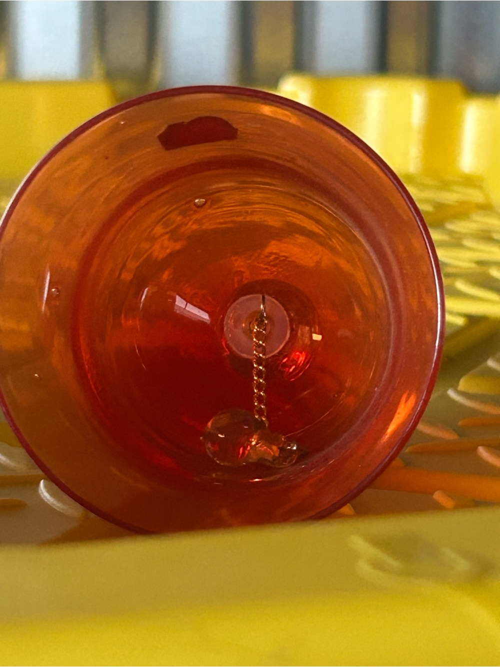 vintage Pilgrim Glass ruby red glass bell - Picture 3 of 4